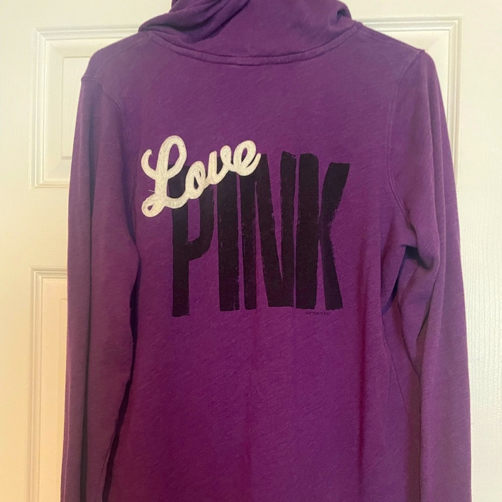 PINK Victoria’s Secret Purple Hoodie. Size Large.